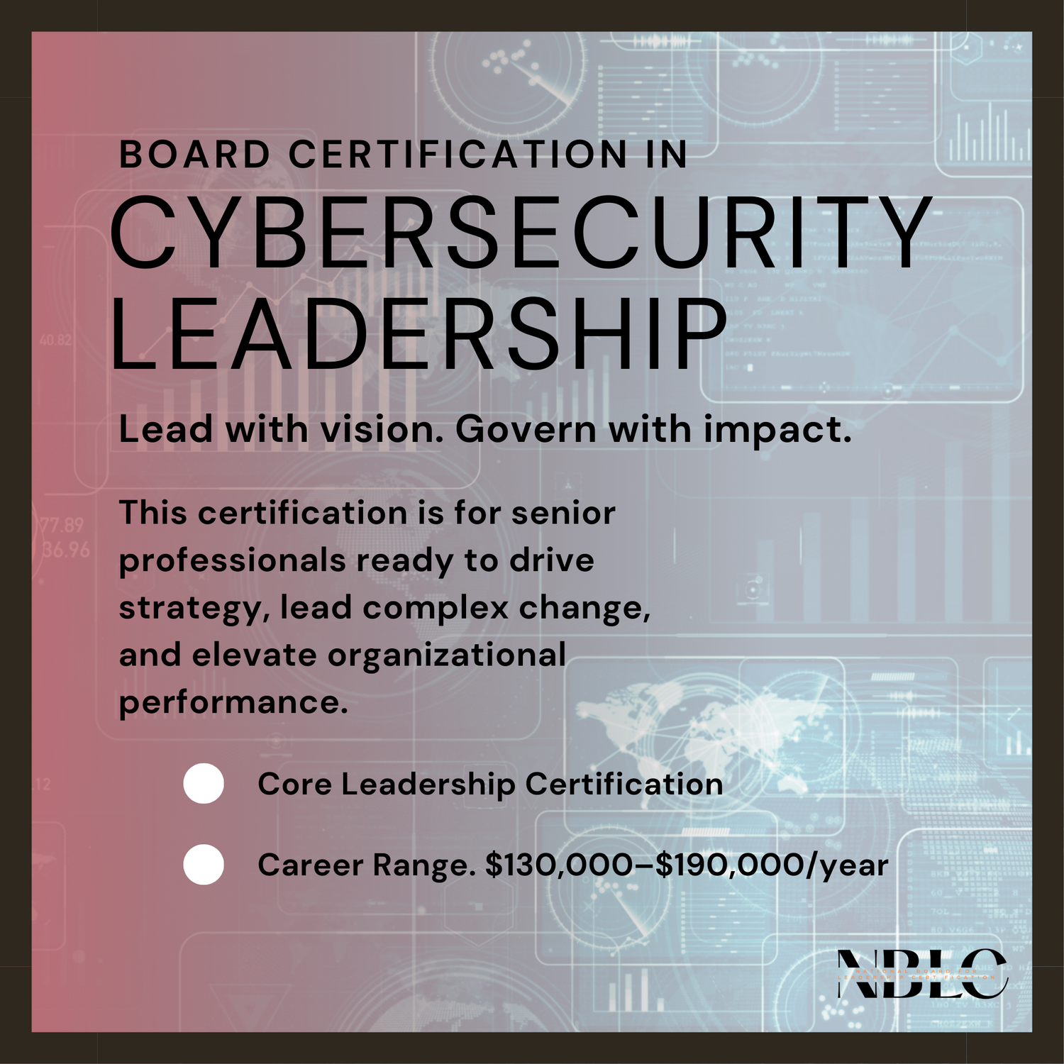 Board-Certification. Cybersecurity Leadership