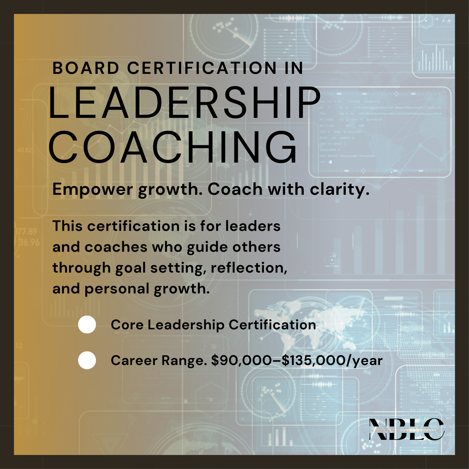 Board-Certification. Leadership Coaching